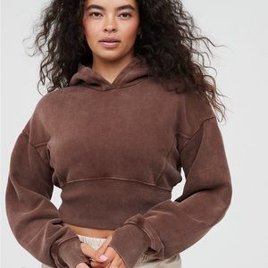 NWT Aerie Cropped Hoodie